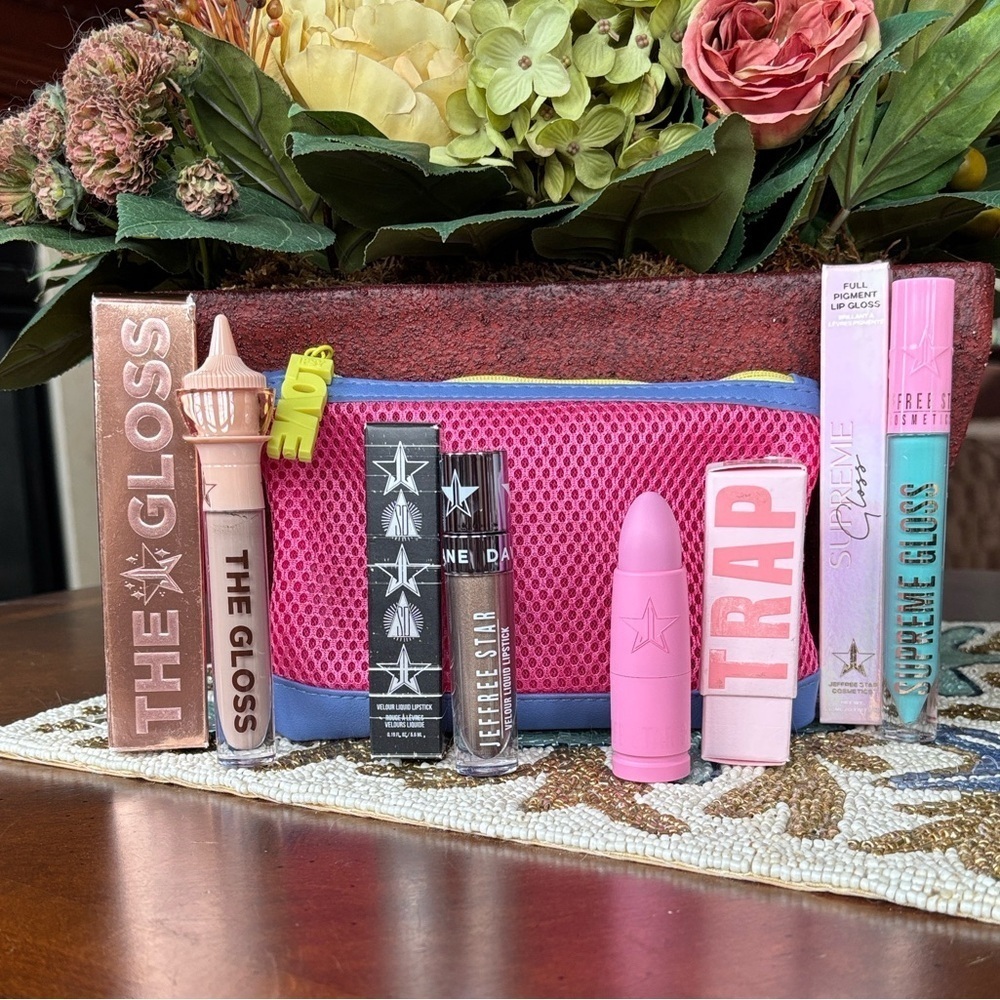 Brand New Jeffree Star Lip Bundle The Gloss Velour Liquid Lipstick Supreme Gloss